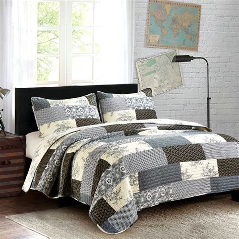 farmhouse quilts queen|More.